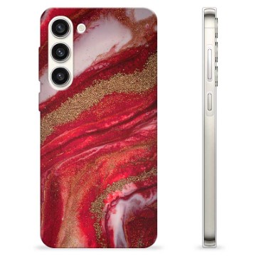 Etui TPU - Samsung Galaxy S23+ 5G - Złoty Rubin