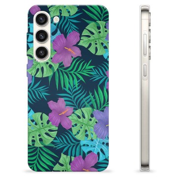 Etui TPU - Samsung Galaxy S23+ 5G - Tropikalne Kwiaty