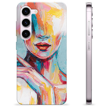 Etui TPU - Samsung Galaxy S23 5G - Retrato Abstrato