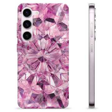 Etui TPU - Samsung Galaxy S23 5G - Różowy Kryształ