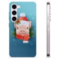 Etui TPU - Samsung Galaxy S23 5G - Świąteczna Świnka