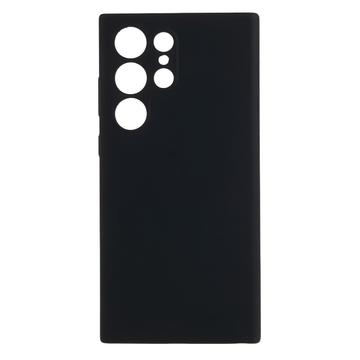Samsung Galaxy S23 Ultra 5G Etui z Ciekłego Silikonu - Czarne