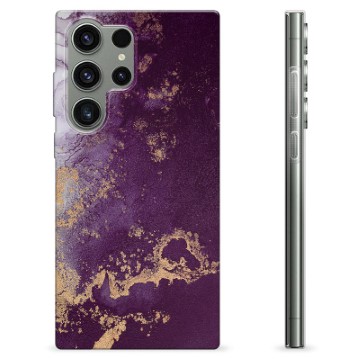 Etui TPU - Samsung Galaxy S23 Ultra 5G - Złota Śliwka