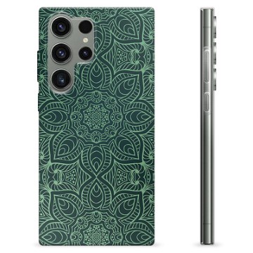 Etui TPU - Samsung Galaxy S23 Ultra 5G - Zielona Mandala