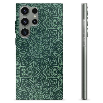 Etui TPU - Samsung Galaxy S23 Ultra 5G - Zielona Mandala