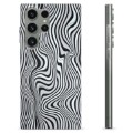 Etui TPU - Samsung Galaxy S23 Ultra 5G - Hipnotyzująca Zebra