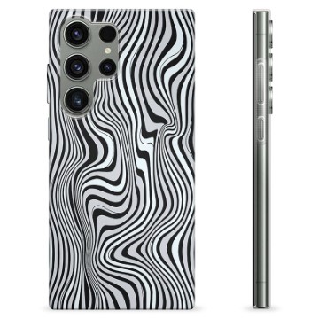 Etui TPU - Samsung Galaxy S23 Ultra 5G - Hipnotyzująca Zebra