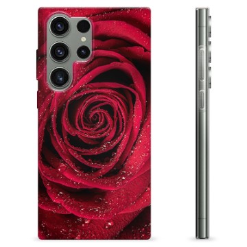 Etui TPU - Samsung Galaxy S23 Ultra 5G - Róża