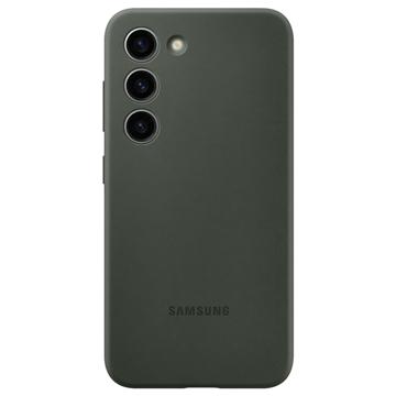 Samsung Galaxy S23+ 5G Silikonowe Etui EF-PS916TGEGWW - Zielony