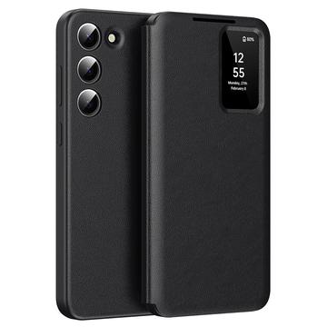 Samsung Galaxy S23+ Smart Clear View Etui z klapką z kieszenią na kartę