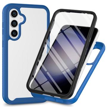 Samsung Galaxy S24 FE Etui z Serii 360 Protection - Błękit / Przezroczyste