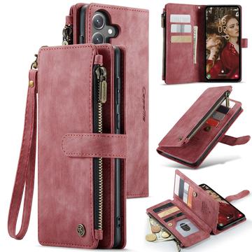 Samsung Galaxy S24 FE Wielofunkcyjne Etui-Portfel Caseme C30 - Czerwień