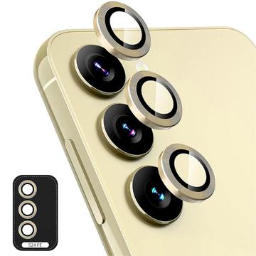 Samsung Galaxy S24 FE Szkło Hartowane w Obiektywie Hat Prince - Złoto