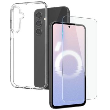 Samsung Galaxy S24 FE Northjo 2-w-1 Zestaw Ochronny - Przezroczysty
