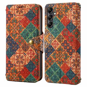 Samsung Galaxy S24 Etui na Portfel na Cztery Pory Roku - Zima