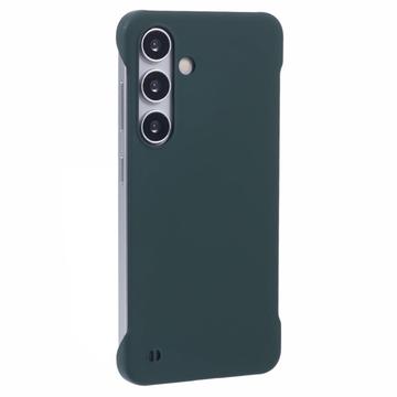 Samsung Galaxy S24 Bezramkowe Plastikowe Etui – Ciemna Zieleń