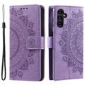 Etui z Portfelem z Serii Mandala do Samsung Galaxy S24 - Fiolet