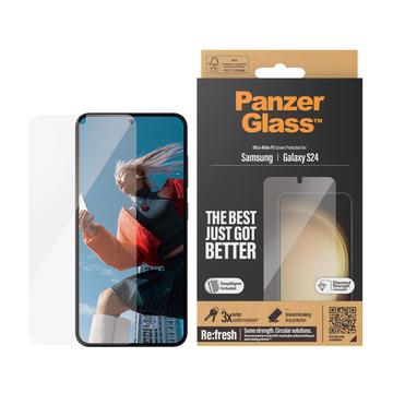 Szkło Hartowane PanzerGlass Ultra-Wide Fit EasyAligner do Samsung Galaxy S24 - Transparentny
