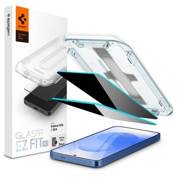Samsung Galaxy S24/S25 Szkło Hartowane Spigen Glas.tR Ez Fit Privacy - 2 Szt.