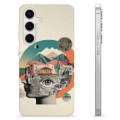 Etui TPU - Samsung Galaxy S24 - Colagem Abstrata