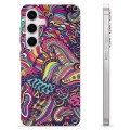 Etui TPU - Samsung Galaxy S24 - Abstrakcyjne Kwiaty