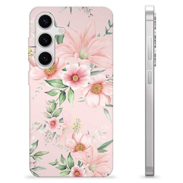 Etui TPU - Samsung Galaxy S24 - Kwiaty Akwarelowe