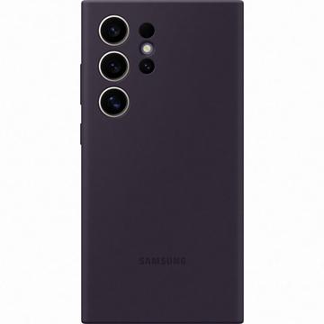 Samsung Galaxy S24 Ultra Silikonowe Etui EF-PS928TEEGWW - Ciemnofioletowy