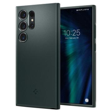 Samsung Galaxy S24 Ultra Hybrydowe Etui Spigen Thin Fit - Ciemna Zieleń