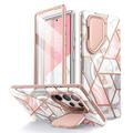 Samsung Galaxy S24 Ultra Supcase Cosmo Mag Hybrid Case - Pink Marble