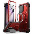 Hybrydowe Etui Supcase i-Blason Armorbox Mag do Samsung Galaxy S24 Ultra - Czerwień / Czerń