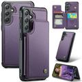 Etui Caseme C22 na karty RFID do Samsung Galaxy S24+ - fioletowe