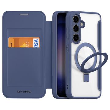 Samsung Galaxy S24+ Dux Ducis Skin X Pro Magnetyczne Etui z Klapką - Błękit