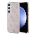 Samsung Galaxy S24 Guess 4G Colored Ring Case - kompatybilny z MagSafe - różowy
