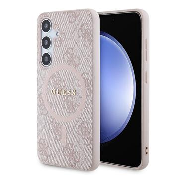 Samsung Galaxy S24 Guess 4G Colored Ring Case - kompatybilny z MagSafe