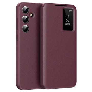 Samsung Galaxy S24+ Smart Clear View Etui z klapką z kieszenią na kartę