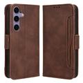 Etui portfelowe na karty Samsung Galaxy S25 - brązowe
