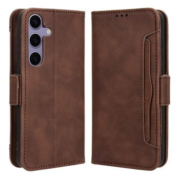 Etui portfelowe na karty Samsung Galaxy S25 - brązowe