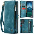 Samsung Galaxy S25 Wielofunkcyjny Pokrowiec-Portfel Caseme 008 2-w-1 - Błękit