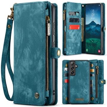 Samsung Galaxy S25 Wielofunkcyjny Pokrowiec-Portfel Caseme 008 2-w-1 - Błękit