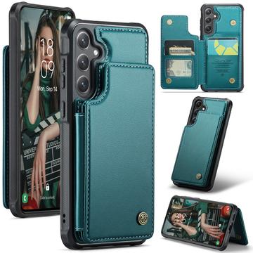 Etui Caseme C22 na karty RFID do Samsung Galaxy S25 - zielone