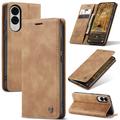 Samsung Galaxy S25 Edge Etui z Portfelem Caseme 013 - Brąz