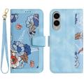 Samsung Galaxy S25 Edge Etui portfelowe z motywem kwiatowym z kieszeniami na karty