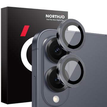 Zestaw osłon obiektywu aparatu Samsung Galaxy S25 Edge Northjo - czarny