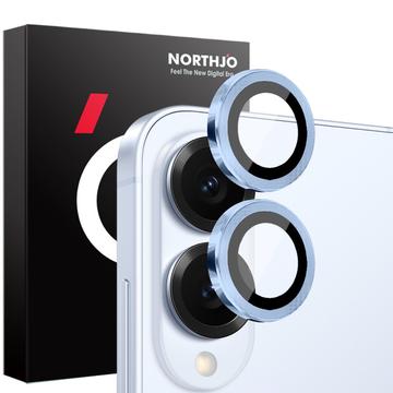 Zestaw osłon obiektywu aparatu Samsung Galaxy S25 Edge Northjo - niebieski