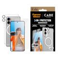 Samsung Galaxy S25 Edge PanzerGlass Care Flagship zestaw 3 w 1 - przezroczysty