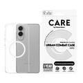 Samsung Galaxy S25 Edge Etui PanzerGlass Care Urban Combat - kompatybilne z MagSafe - Biel / Transparentny