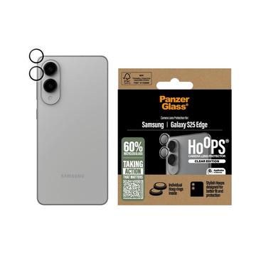 Osłona obiektywu aparatu Samsung Galaxy S25 Edge PanzerGlass Hoops - Przezroczysty