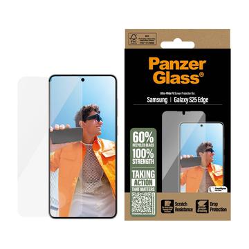 Szkło Hartowane Samsung Galaxy S25 Edge PanzerGlass Ultra-Wide Fit EasyAligner - Transparentny