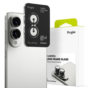 Samsung Galaxy S25 Edge Szkło Hartowane w Obiektywie Ringke - Czarne