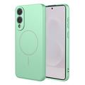 Samsung Galaxy S25 Edge Etui silikonowe - kompatybilny z MagSafe - Matcha zielona